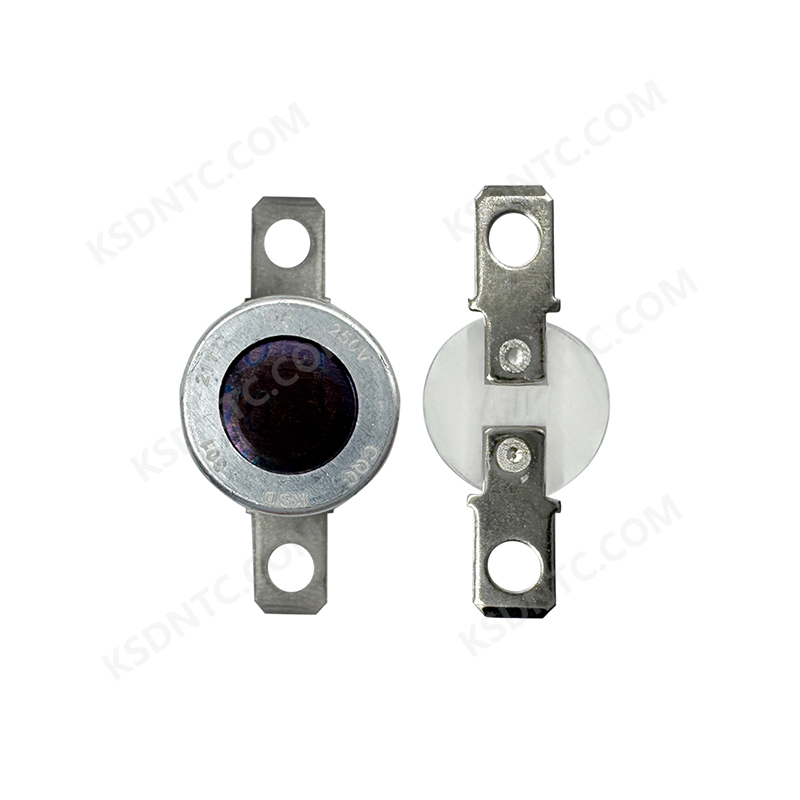 KSD301 陶瓷圆盖穿孔平固